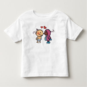 Camiseta De Bebé La nariz esquimal amistosa besa a niños