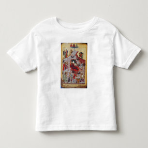 Camiseta De Bebé La natividad, icono ruso, siglo XVI