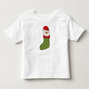 Camiseta De Bebé La navidad en el calcetín