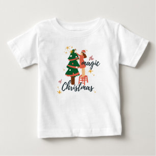 Camiseta De Bebé La navidad mágica