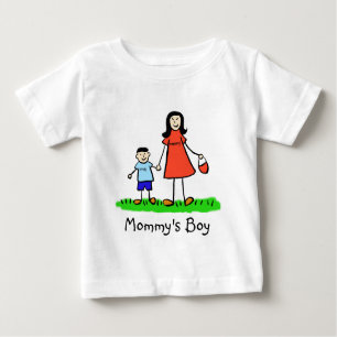 Camiseta De Bebé La niña madre de mamá y su hijo Personalizado cami