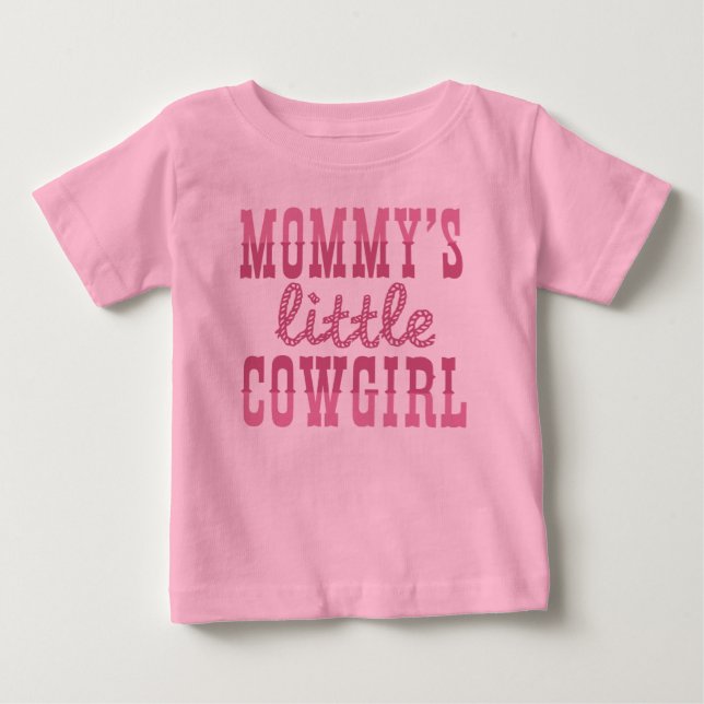 Camiseta De Bebé La niñita de mamá (Anverso)
