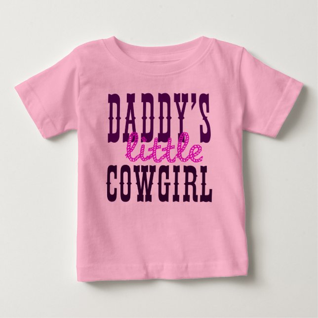 Camiseta De Bebé La niñita de papá (Anverso)