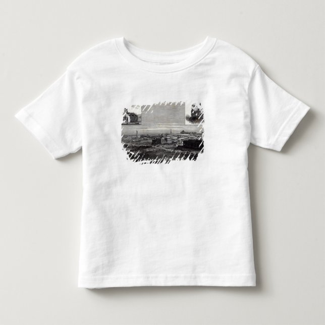 Camiseta De Bebé La nueva ciudad de La Plata (Anverso)