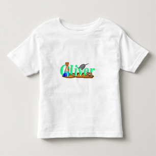 Camiseta De Bebé La nutria Oliver está en la playa