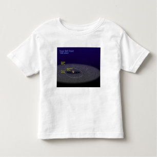 Camiseta De Bebé La órbita del objeto binario Kuiper Belt