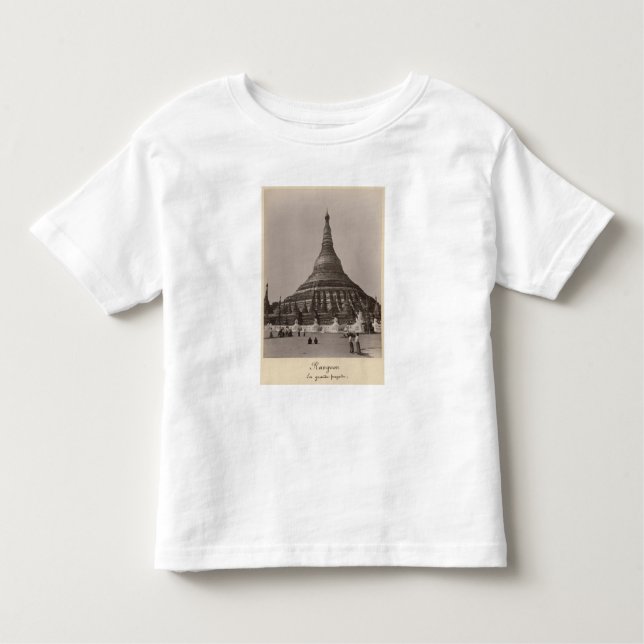 Camiseta De Bebé La pagoda de Shwedagon en Rangoon, Birmania, (Anverso)