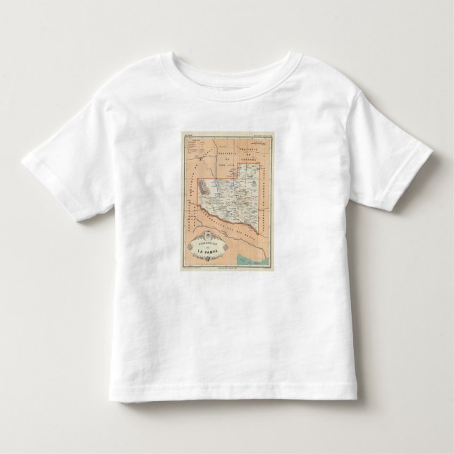 Camiseta De Bebé La Pampa, la Argentina (Anverso)