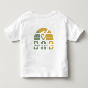 Camiseta De Bebé La paternidad es amor incondicional: Edición para 