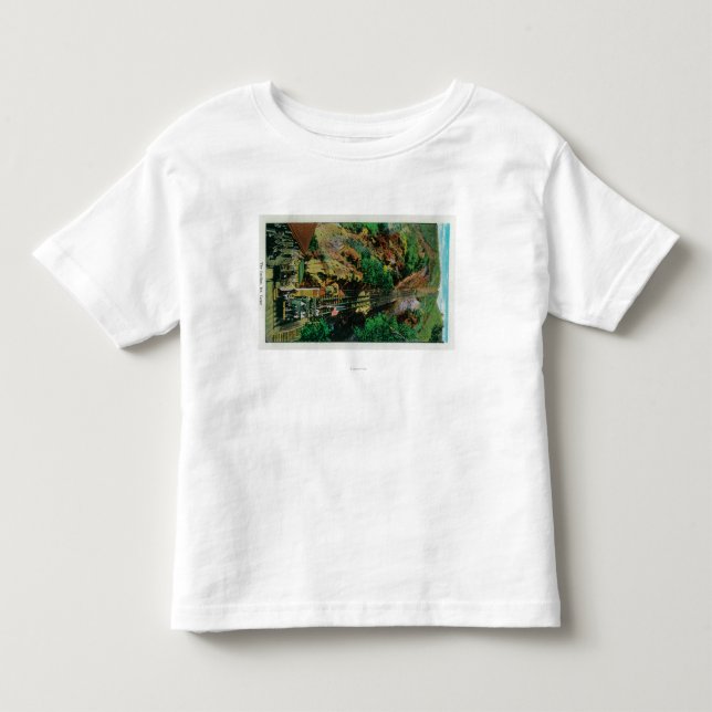 Camiseta De Bebé La pendiente en Mt. LoweMt. Lowe, CA (Anverso)