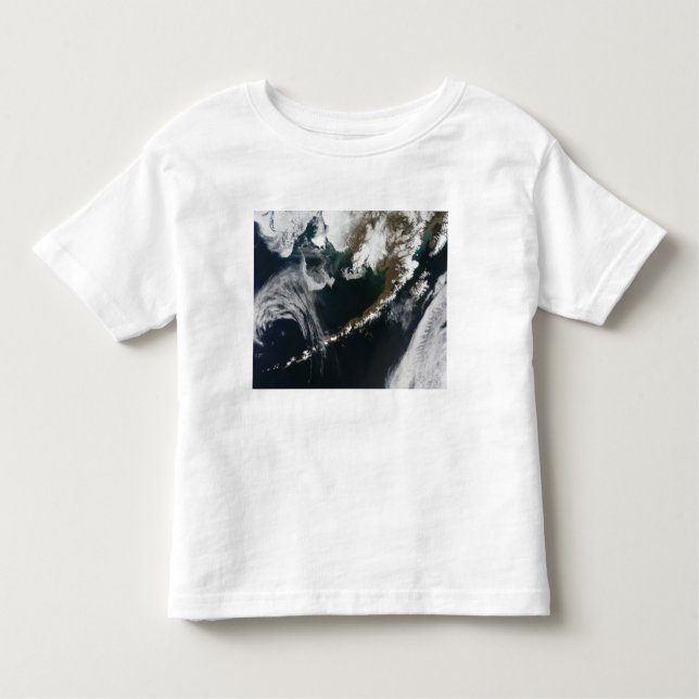 Camiseta De Bebé La península de Alaska y las islas Aleutianas (Anverso)