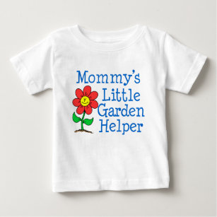 Camiseta De Bebé La pequeña ayudante de jardín de mamá