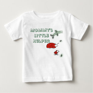 Camiseta De Bebé La pequeña ayudante de mamá, la chica chicha, pers