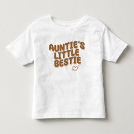 Camiseta De Bebé La pequeña bestie de la tía