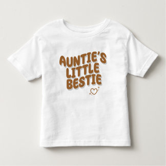 Camiseta De Bebé La pequeña bestie de la tía