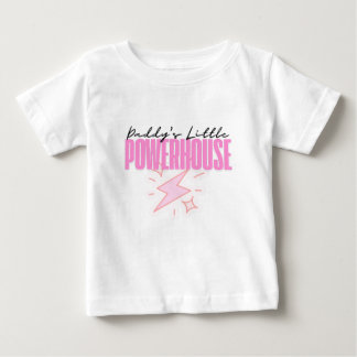 Camiseta De Bebé La pequeña central eléctrica de papá