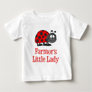 Camiseta De Bebé La pequeña dama de los agricultores