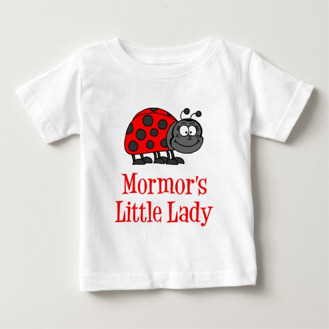 Camiseta De Bebé La pequeña dama de Mormor (Anverso)