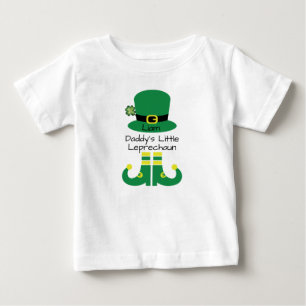 Camiseta De Bebé La pequeña Leprechaun personalizada de papi