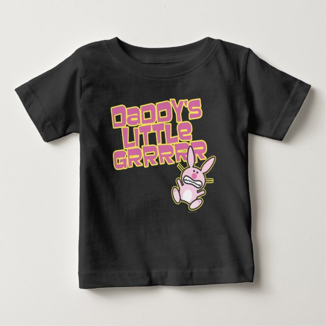 Camiseta De Bebé La pequeña niña de papá (Anverso)