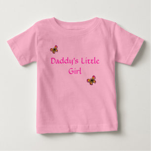 Camiseta De Bebé La pequeña niña de papá