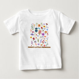 Camiseta De Bebé La pequeña princesa de mamá