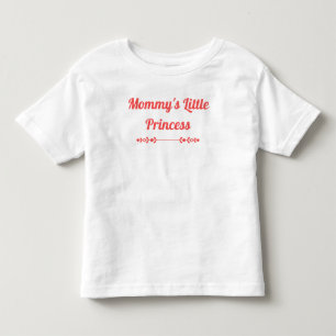 Camiseta De Bebé La pequeña princesa de moda mami