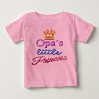 Camiseta De Bebé La pequeña princesa de Opa, su bebé, pequeña camis