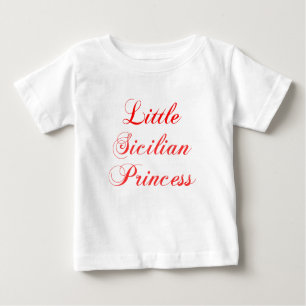Camiseta De Bebé La pequeña princesa siciliana