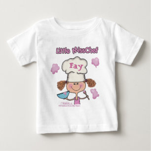 Camiseta De Bebé La pequeña señorita Chef Personalizada