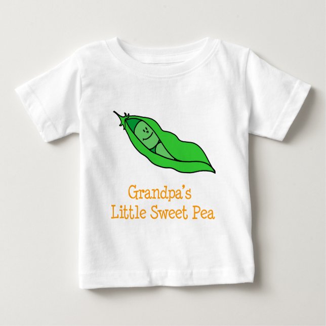Camiseta De Bebé La pequeña y dulce guinda del abuelo (Anverso)