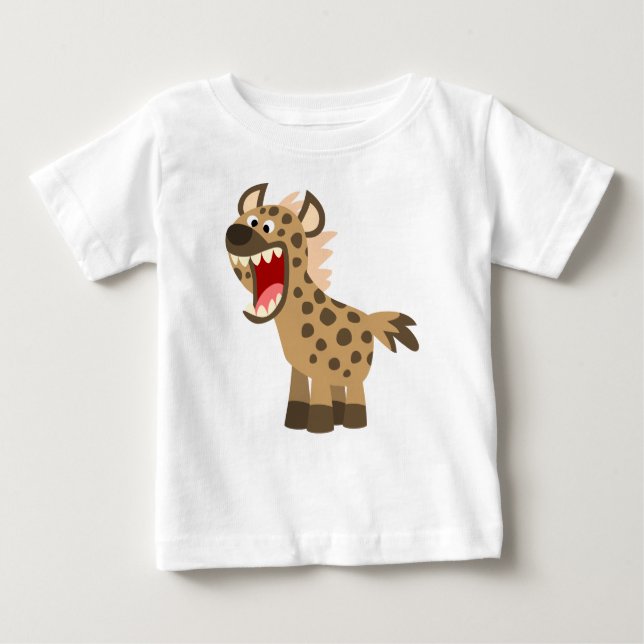 Camiseta De Bebé La Personalizado honrada Hyena Baby T-Shirt (Anverso)