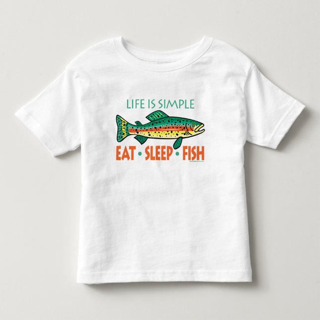Camiseta De Bebé La pesca divertida dice (Anverso)