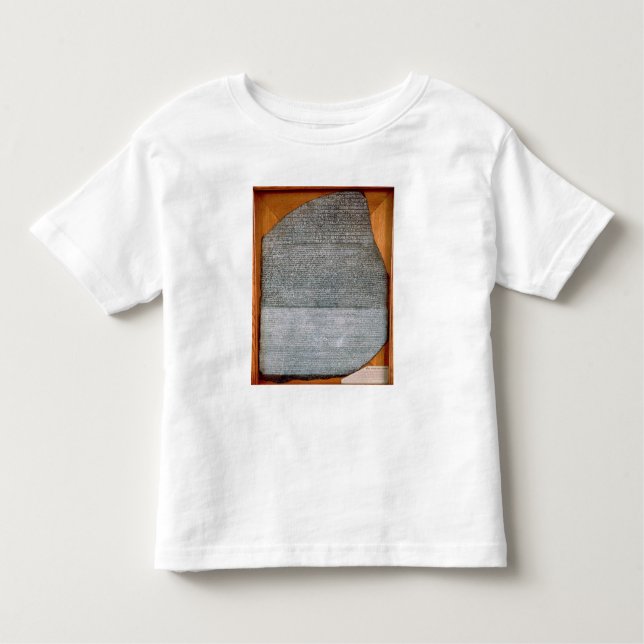Camiseta De Bebé La piedra de Rosetta, de St. Julien del fuerte, (Anverso)