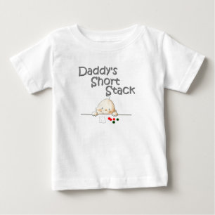 Camiseta De Bebé La pila corta T del papá