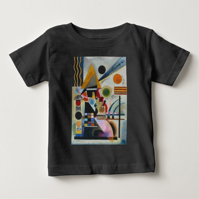 Camiseta De Bebé La pintura abstracta de Kandinsky se balancea (Anverso)