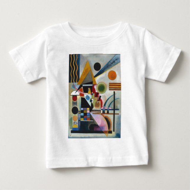 Camiseta De Bebé La pintura abstracta de Kandinsky se balancea (Anverso)