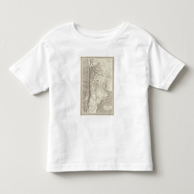 Camiseta De Bebé La Plata y Chile (Anverso)