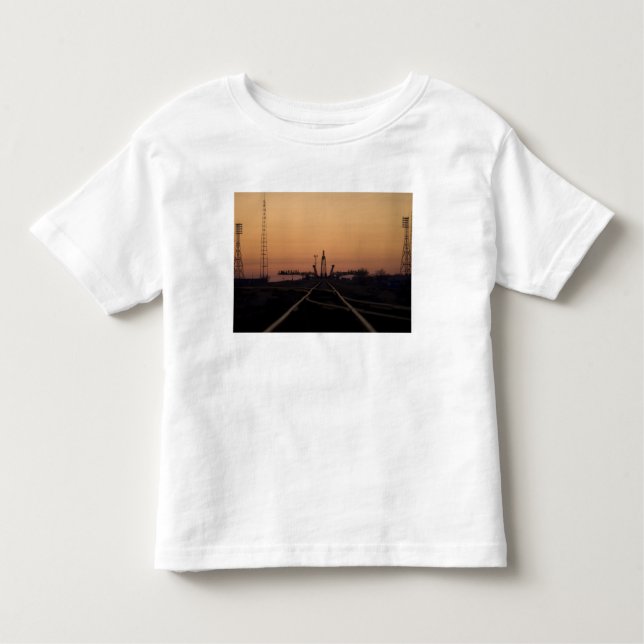 Camiseta De Bebé La plataforma de lanzamiento de Soyuz (Anverso)