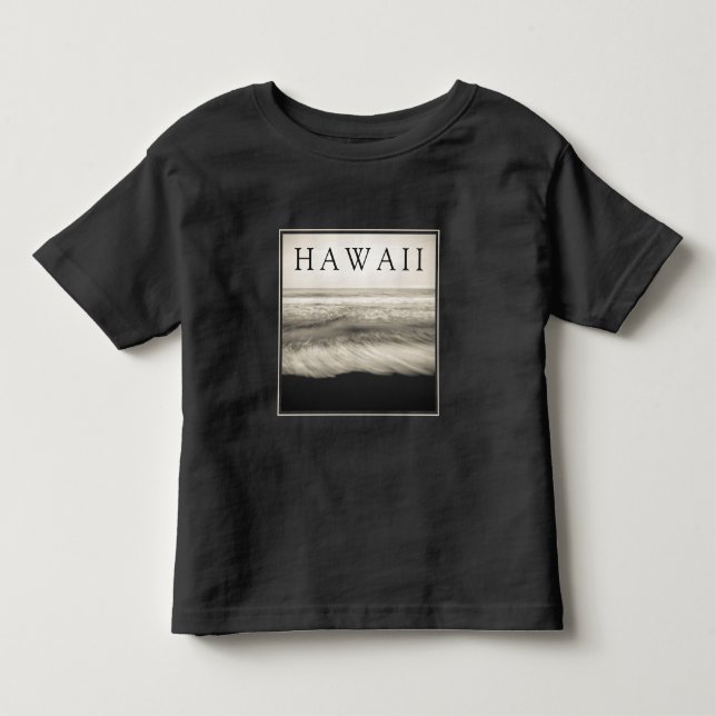 Camiseta De Bebé La playa de la isla grande de Hawái (Anverso)