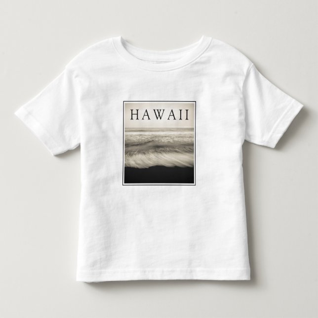 Camiseta De Bebé La playa de la isla grande de Hawái (Anverso)