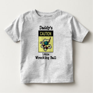 Camiseta De Bebé La poca bola arruinadora del papá