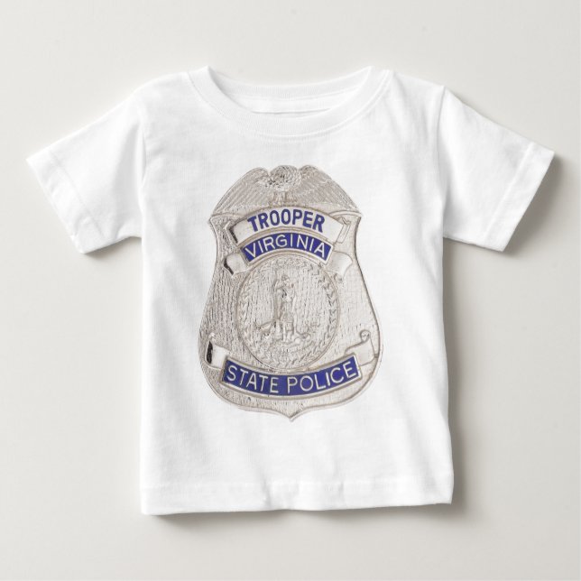 Camiseta De Bebé La policía del soldado de caballería estatal de (Anverso)
