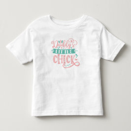 Camiseta De Bebé La Pollita De Papá Cumple Pascua De Niña