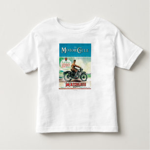 Camiseta De Bebé La portada de revista de la moto