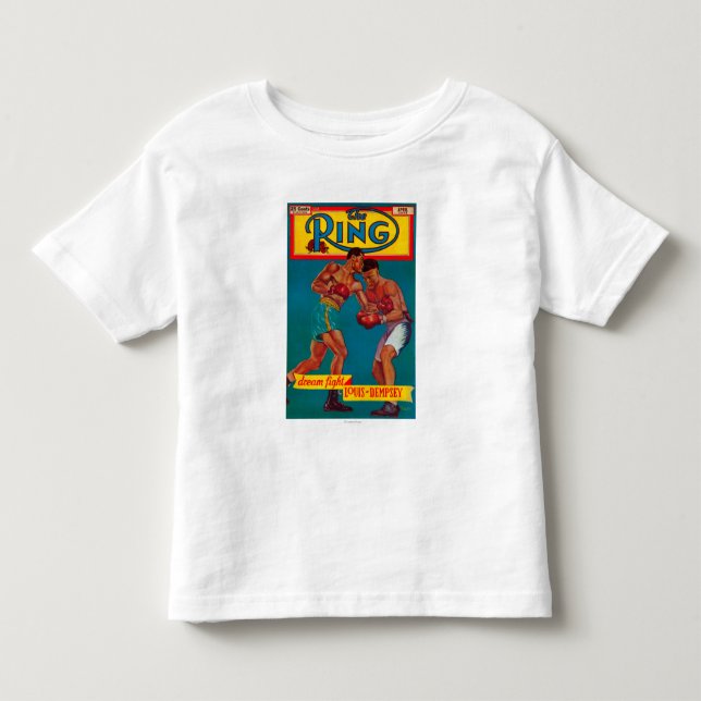 Camiseta De Bebé La portada de revista del anillo (Anverso)