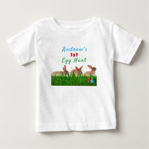 Camiseta De Bebé La primera búsqueda de huevos de Pascua del bebé