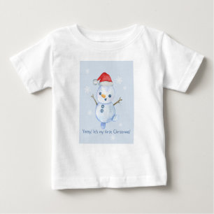 Camiseta De Bebé La primera Navidad del bebé