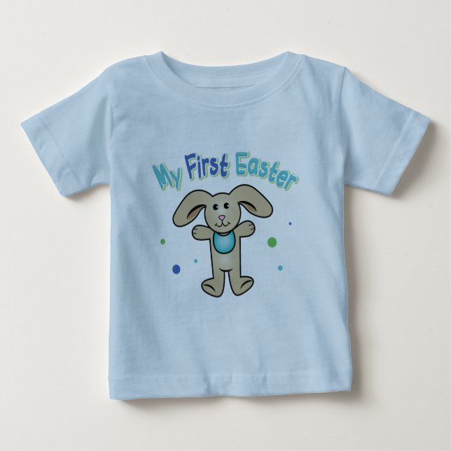 Camiseta De Bebé La primera Pascua de Niño Bebé (Anverso)
