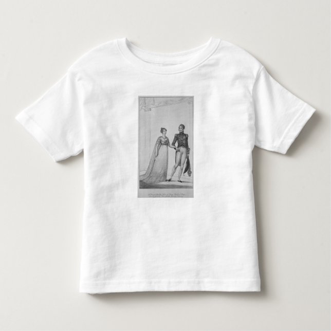 Camiseta De Bebé La Princesa Carlota de Gales y Príncipe (Anverso)